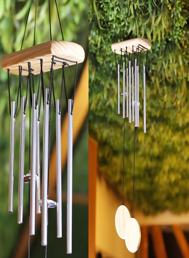 sculpmart Wind Chimes for Home Positive Energy - Hanging Bells for Home Decoration and Balcony Decor with Melody Sound (8-Pipe) - Image 1